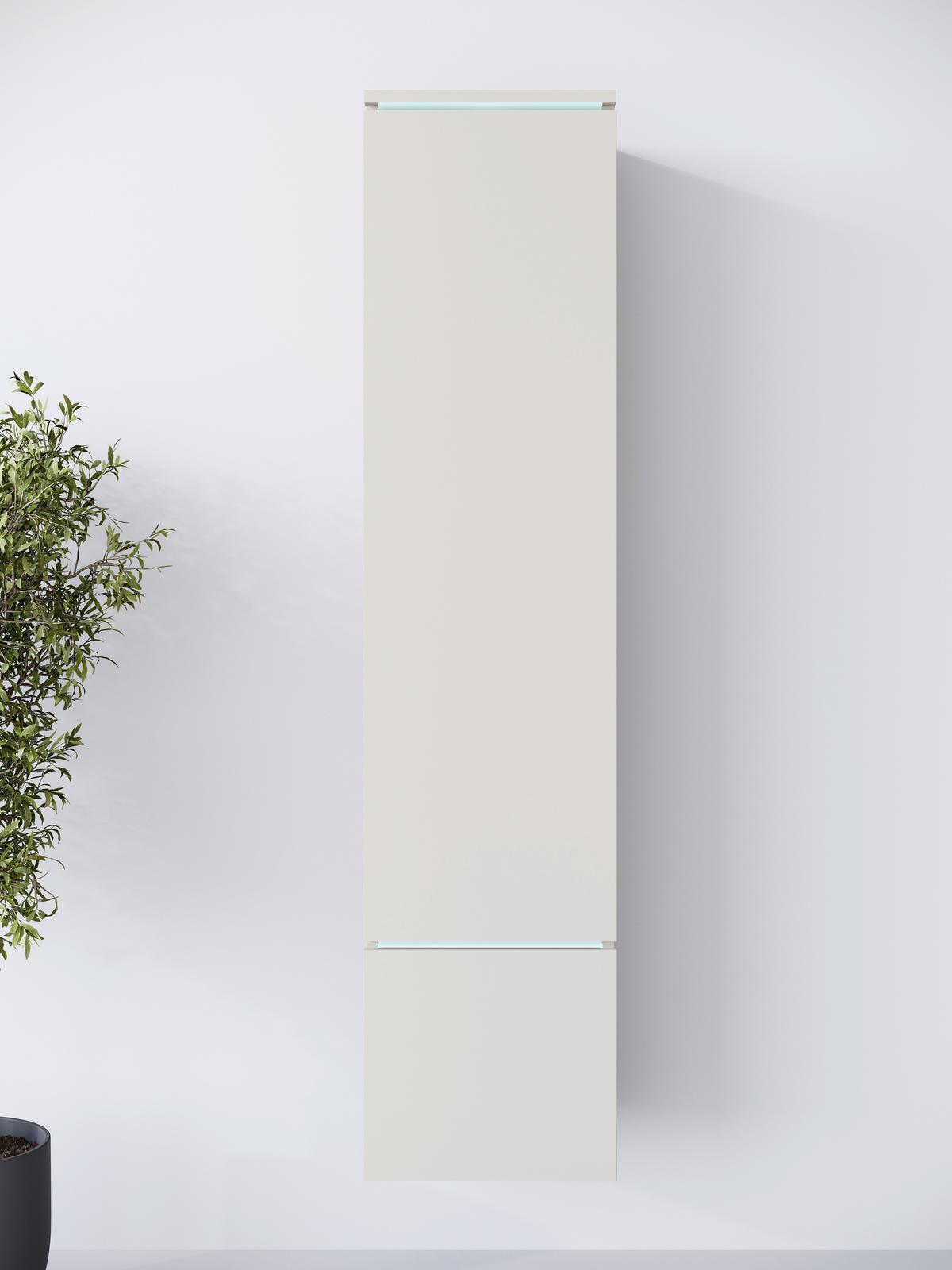 Komoda Vera - kašmir/siva, Design, drvni materijal/plastika (30/130/33cm) - P & B