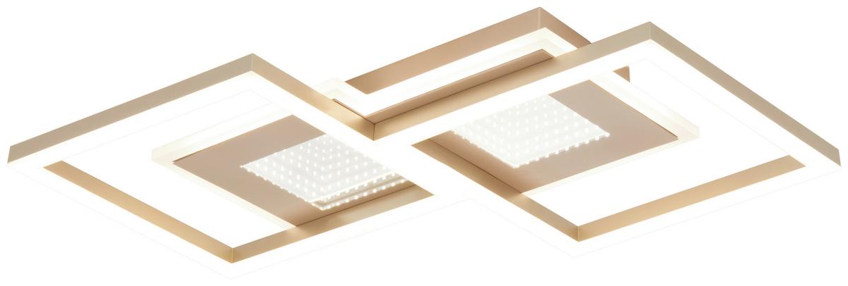 LED-Deckenleuchte Tuni Akaziefarben max. 40 Watt - Akaziefarben, MODERN, Kunststoff/Metall (58/34/5,5cm) - Mömax