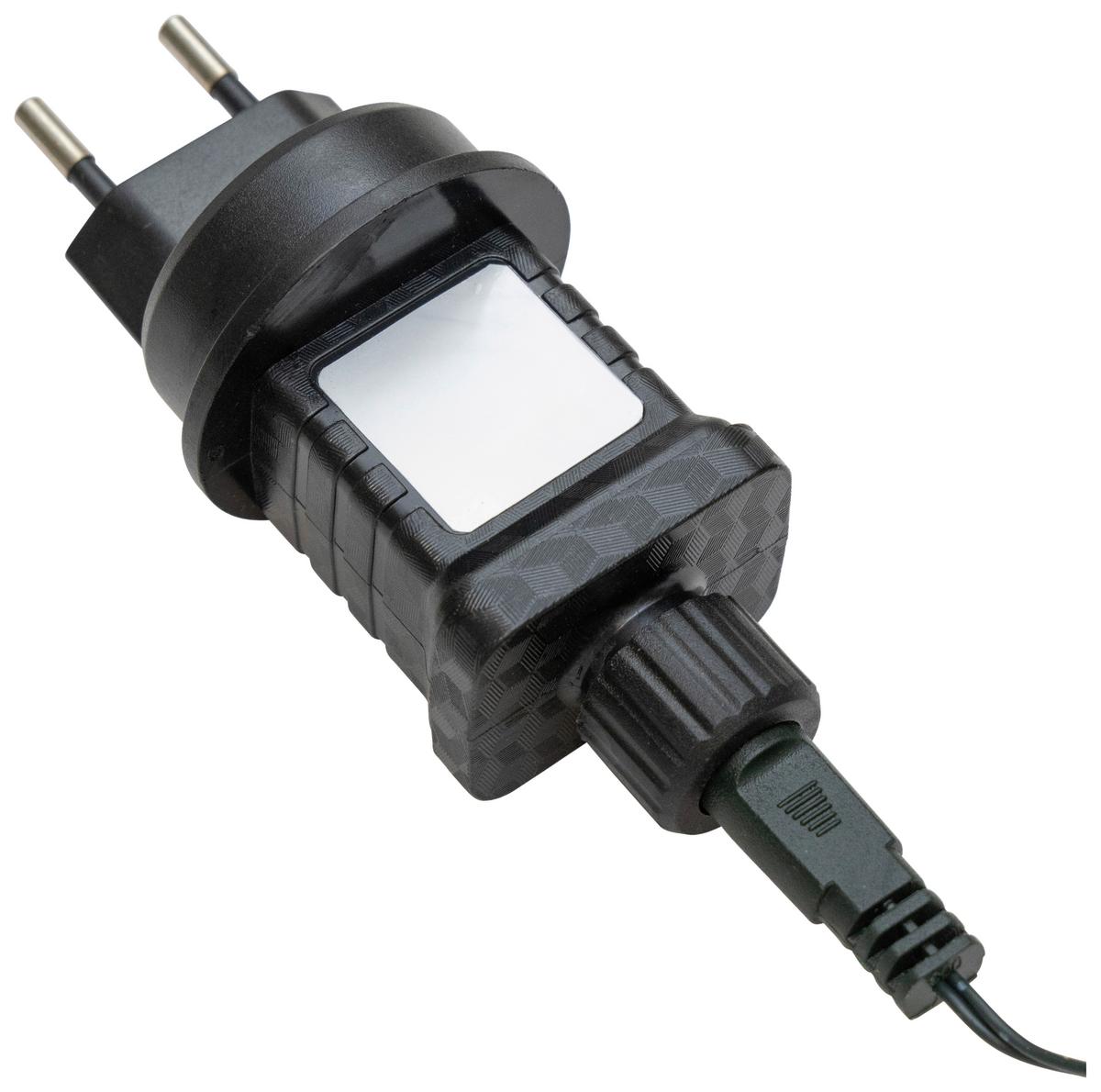 Lichterkette PAZ Dunkelgrün max. 1,5 Watt - Dunkelgrün, Romantik / Landhaus, Kunststoff (595cm) - Modern Living