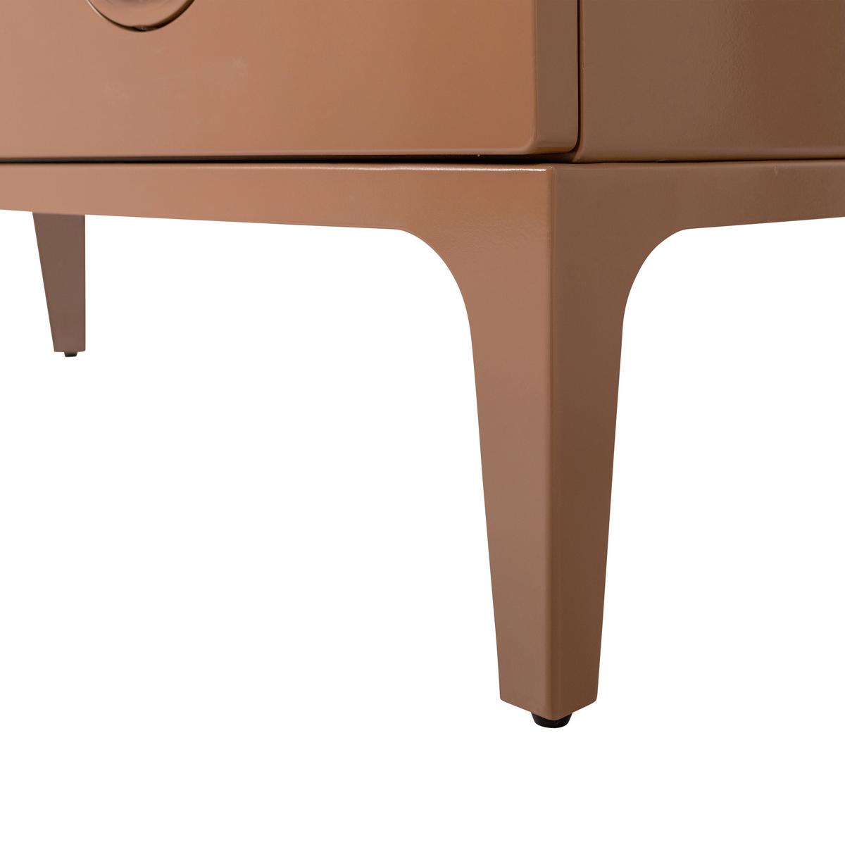 Kommode Merge Altrosa B: 110 cm - Altrosa, Design, Holz/Metall (110/89/44cm) - Livetastic