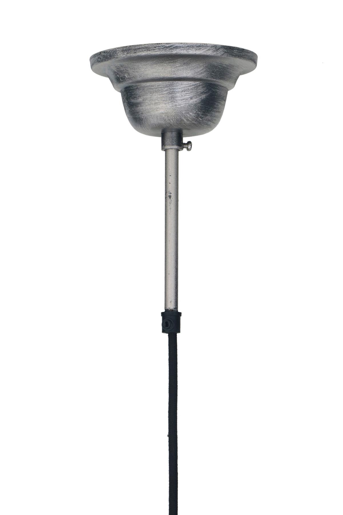 Hängeleuchte Sawyer 125 Silber - Silberfarben, Basics, Metall (40,5/40,5/43cm) - Kayoom