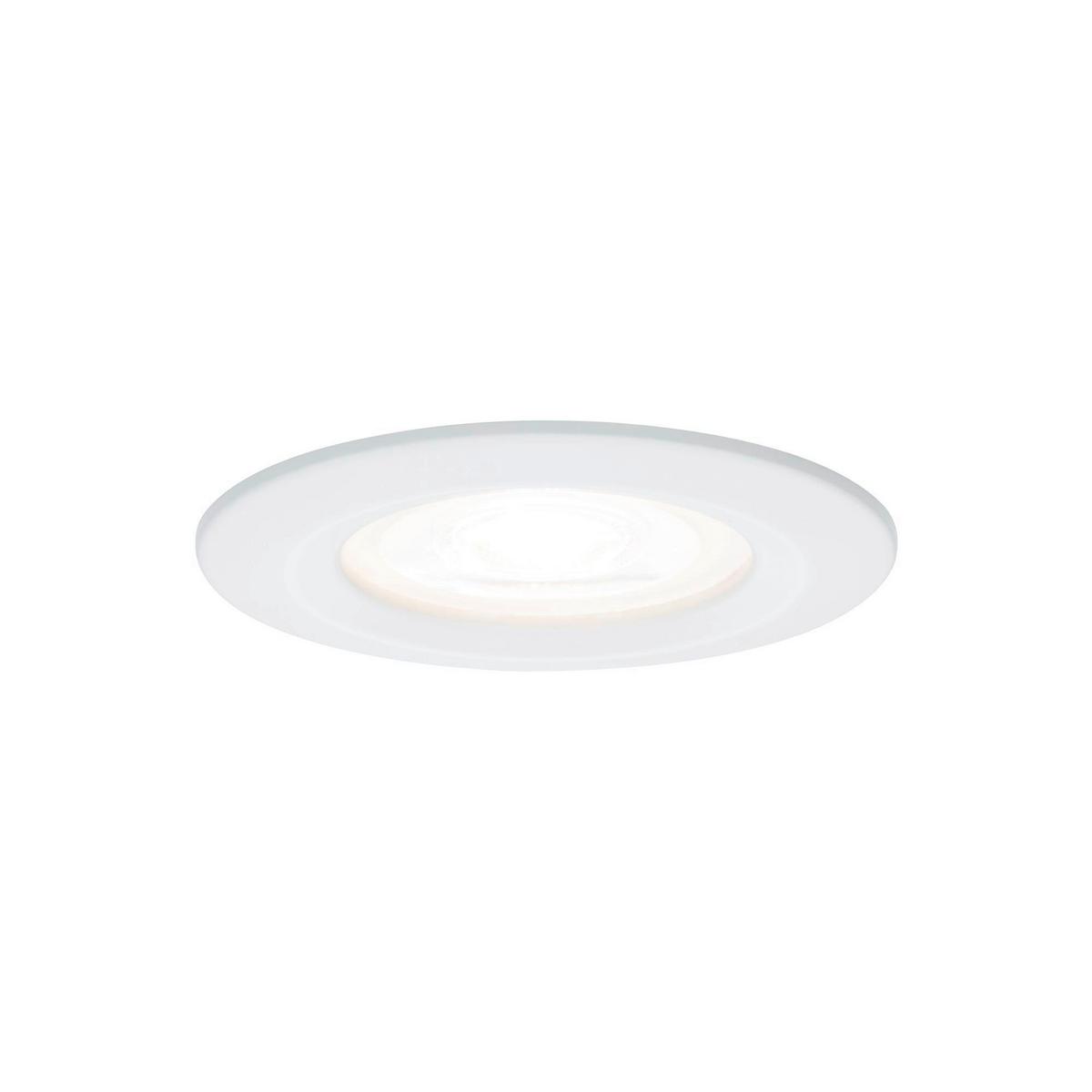 Deckenleuchte Nova max. 6,5 Watt, 3-teilig - Weiß, Basics, Metall (7,8cm) - Paulmann
