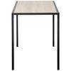 SKRIVBORD ARIAN -BASED- - Sonoma ek/svart, Basics, metall/trämaterial (120/60/75cm) - Based