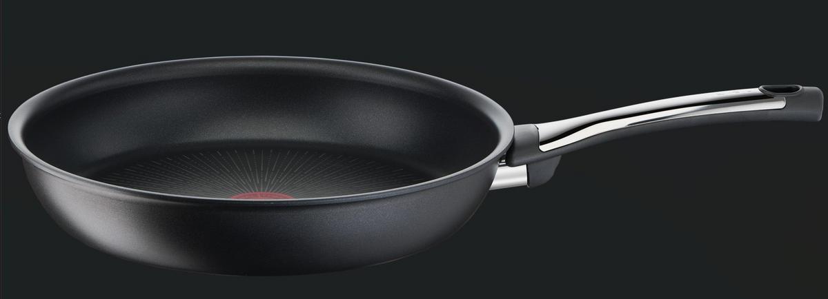 PATELNIA DO SMAŻENIA G26906 TEFAL - czarny, Basics, metal (28cm) - Tefal