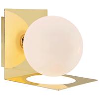 Wandleuchte Zenit max. 18 Watt - Messingfarben/Opal, Basics (16,2/13,5/13,5cm) - Markslöjd