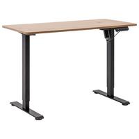 Masă de scris EMIL II - stejar Artisan/negru, Modern, metal/material pe bază de lemn (120/72-118/60cm) - Modern Living