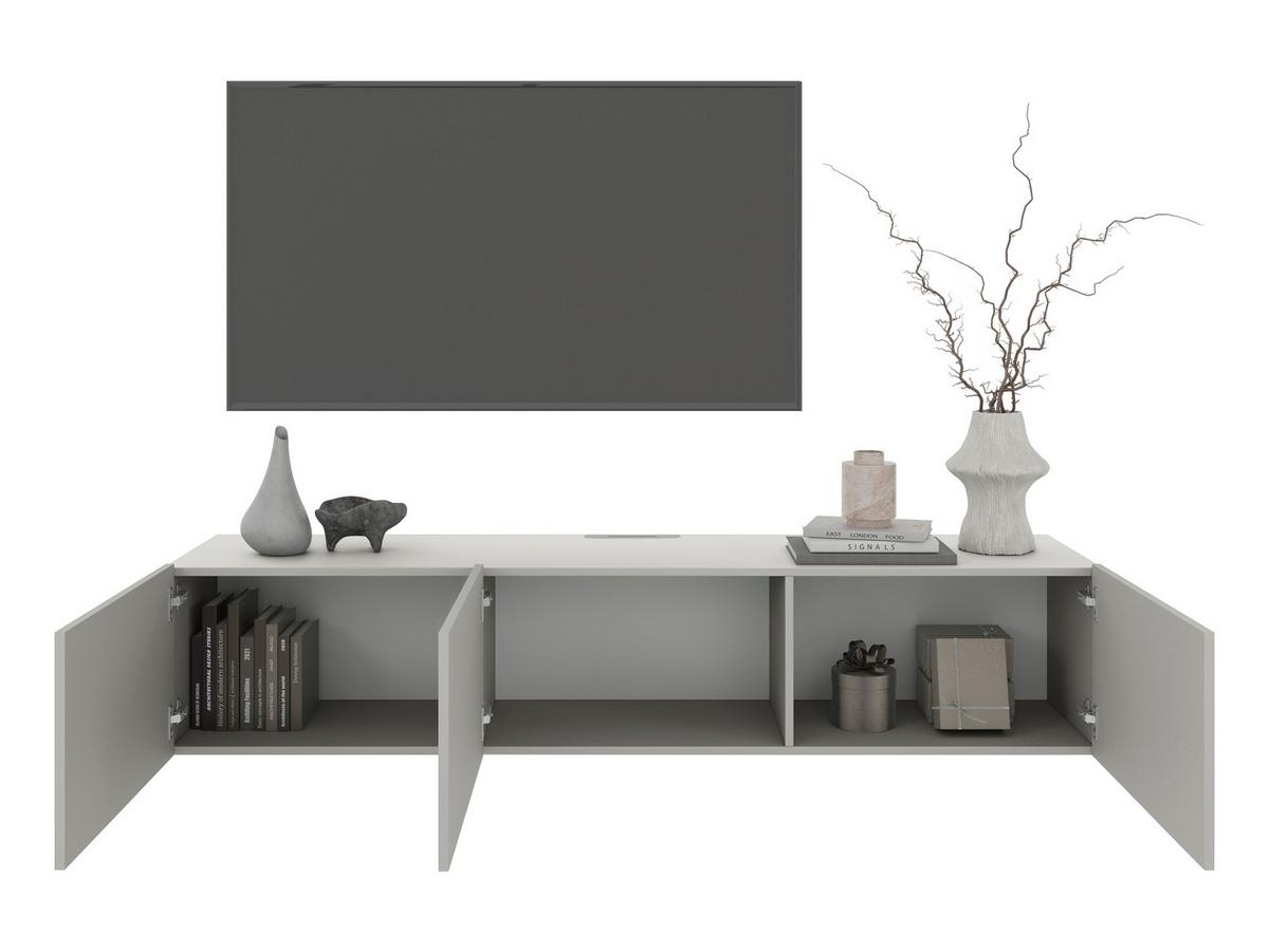 KOMODA NISKA NEWNIQ - kaszmir, Design, materiał drewnopochodny (180/36,7/42cm) - Hom`in