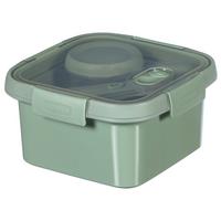 Recipient depozitare alimente Smart to go - verde, plastic (16/16/9cm)