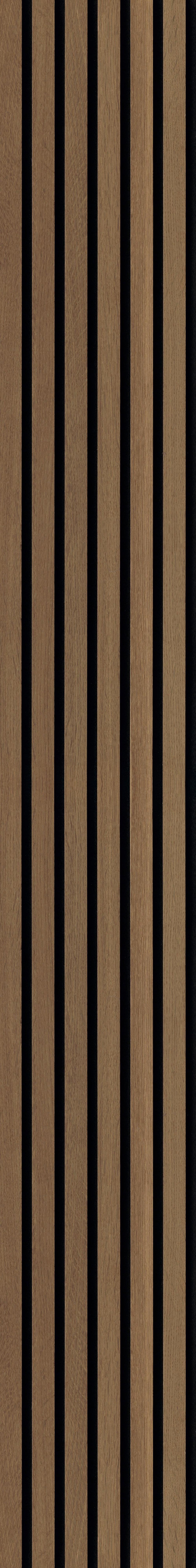 Akustikpaneel Eiche/Dunkelbraun - Eichefarben, KONVENTIONELL, Holz/Holzwerkstoff (250/30/0.61cm) - Novel