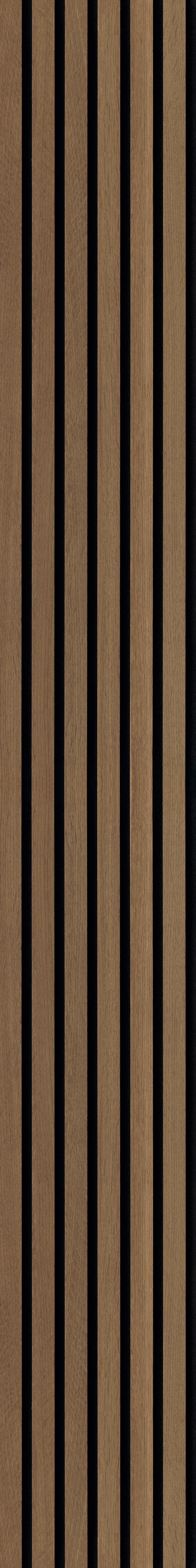 Akustikpaneel Eiche/Dunkelbraun - Eichefarben, KONVENTIONELL, Holz/Holzwerkstoff (250/30/0.61cm) - Novel