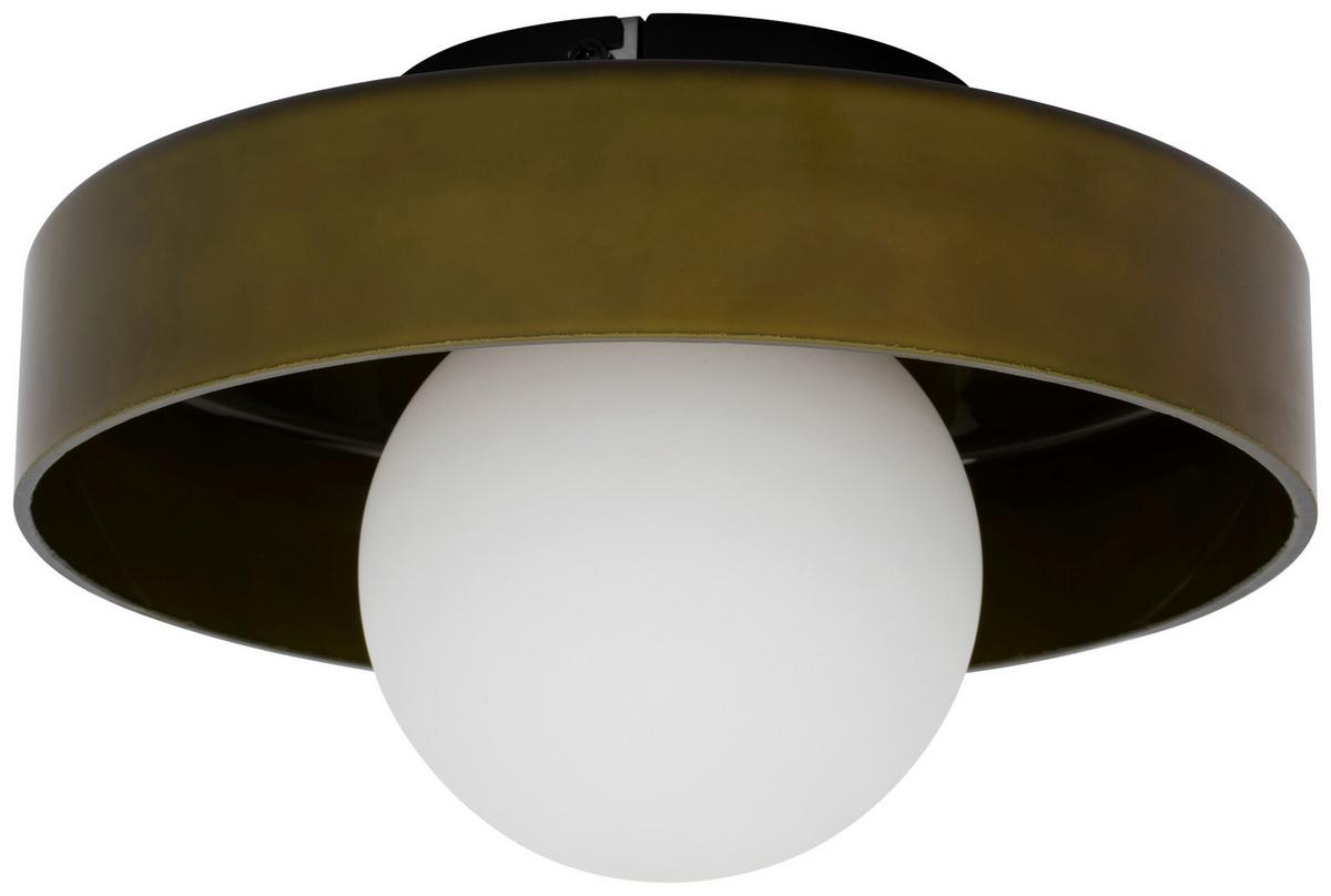 LAMPA SUFITOWA KORDULA - zielony, Design, metal/szkło (25/13cm) - Collett's Monde
