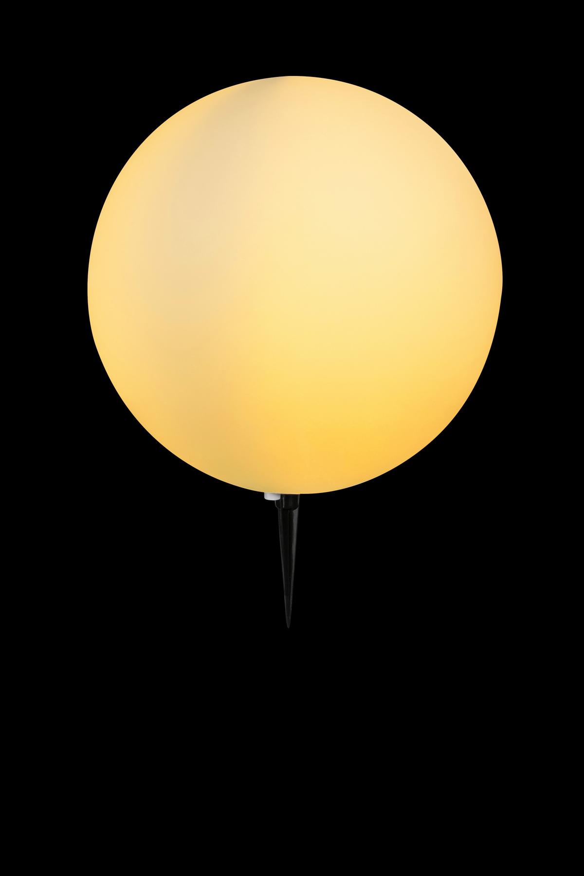 Svjetiljka Podna Vanjska 31776 Toula - bijela/crna, Design, plastika (40/56cm) - Globo