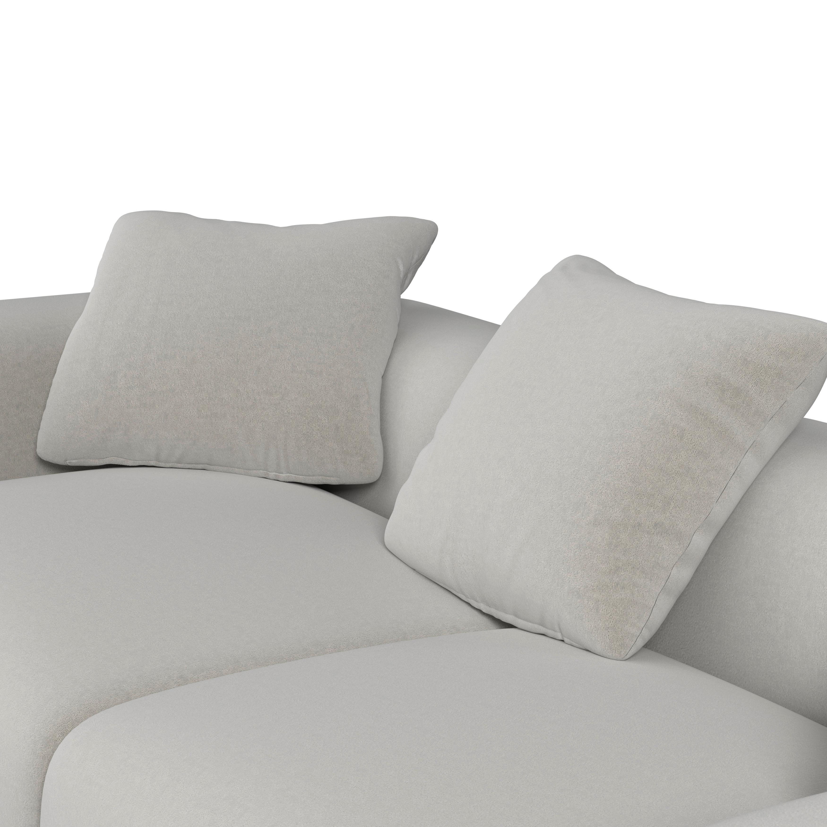 SOFFA TALIA - brun/grå, Modern, trä/textil (237/60,5/98cm) - Bessagi Home