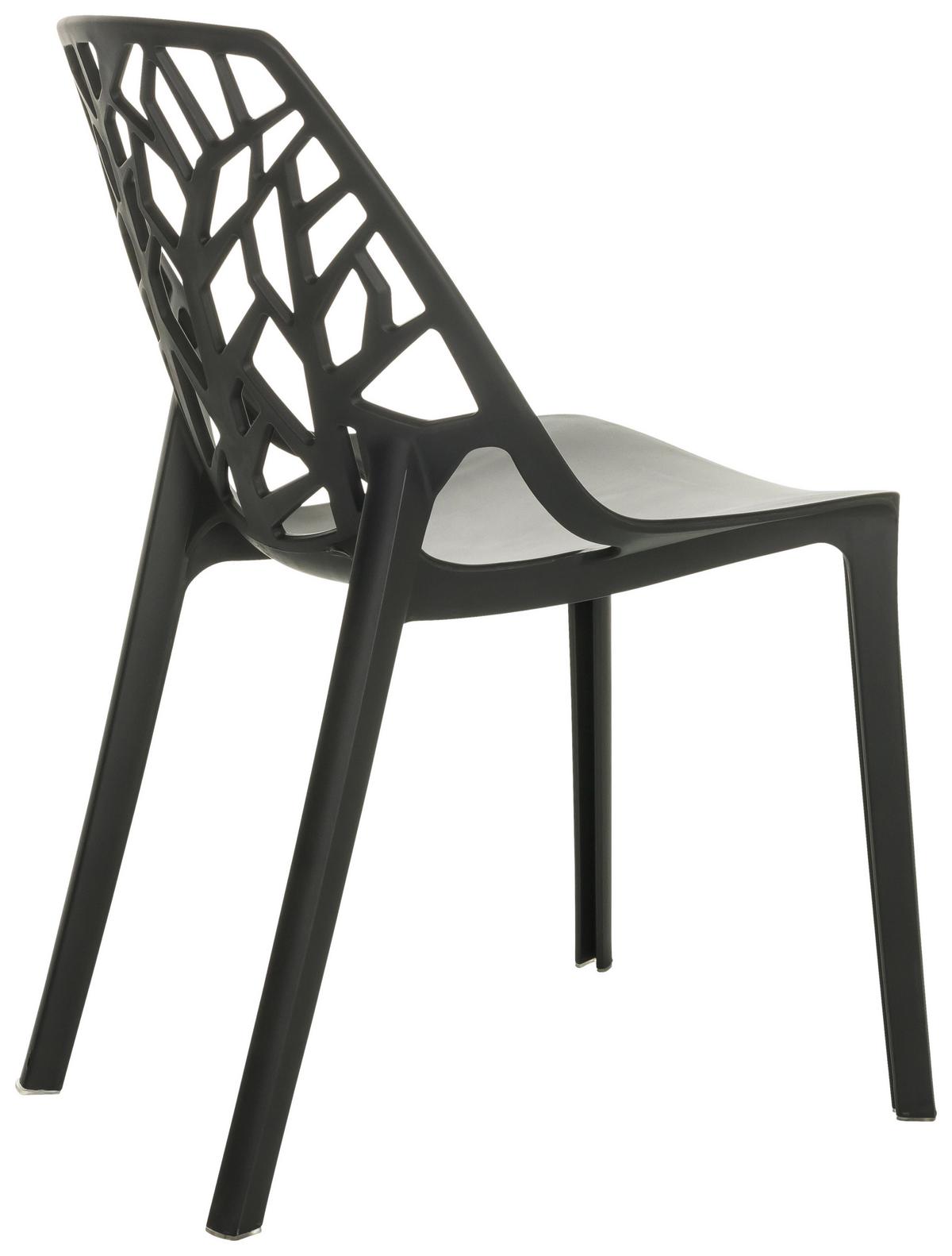 Stol Artifo Tri, Črna - črna, Basics, umetna masa (47/80/56cm) - MID.YOU