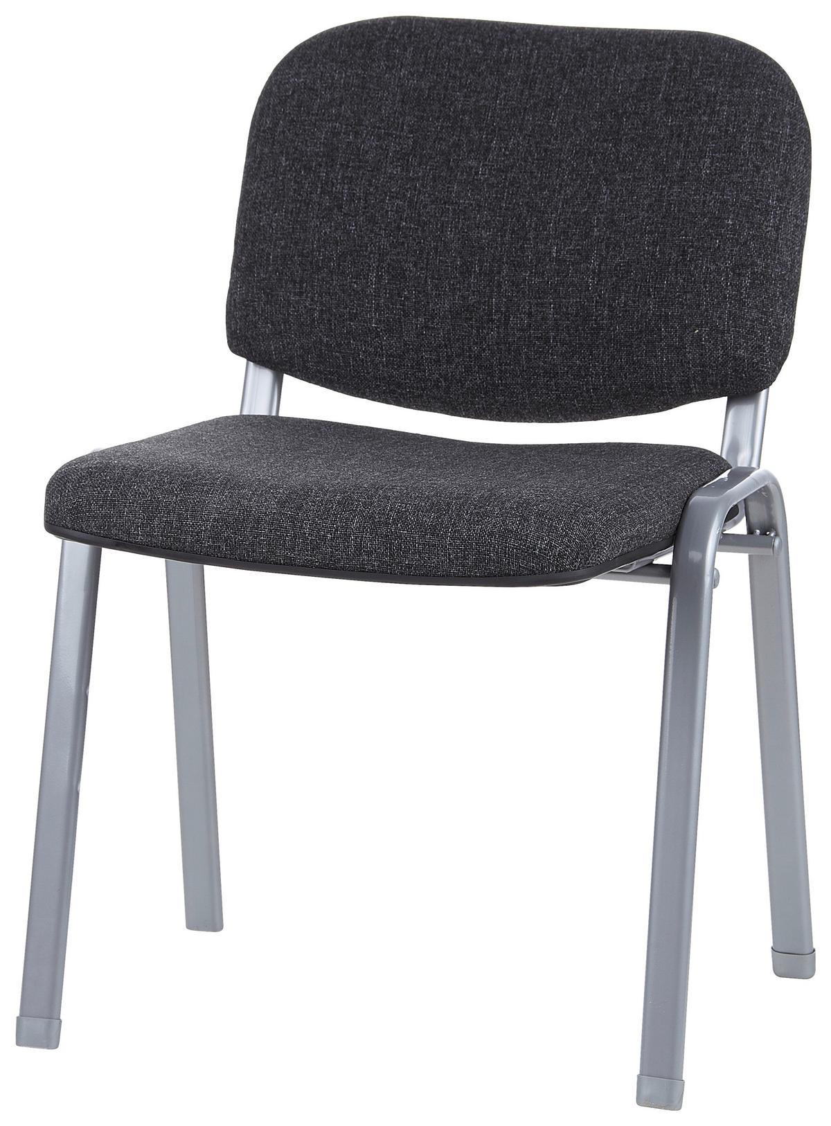 Konferenčni Stol Xt 600, Antracit - srebrne barve/antracit, Basics, kovina/tekstil (58/84/48cm) - MID.YOU