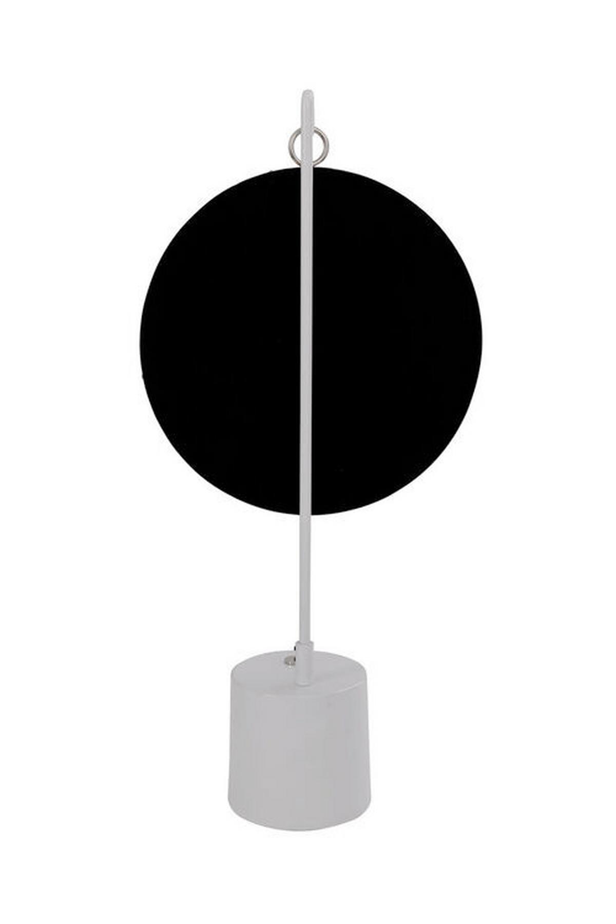 Tischspiegel Eleganca ca. 30x65x13 cm Silber/Weiß - Silberfarben/Weiß, LIFESTYLE, Glas/Metall (30/65/13cm) - Kayoom