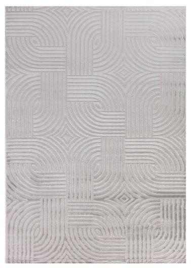 Tkana Preproga Sahara, Srebrna, 120x170cm - srebrne barve, Design, tekstil (120/170cm) - Novel