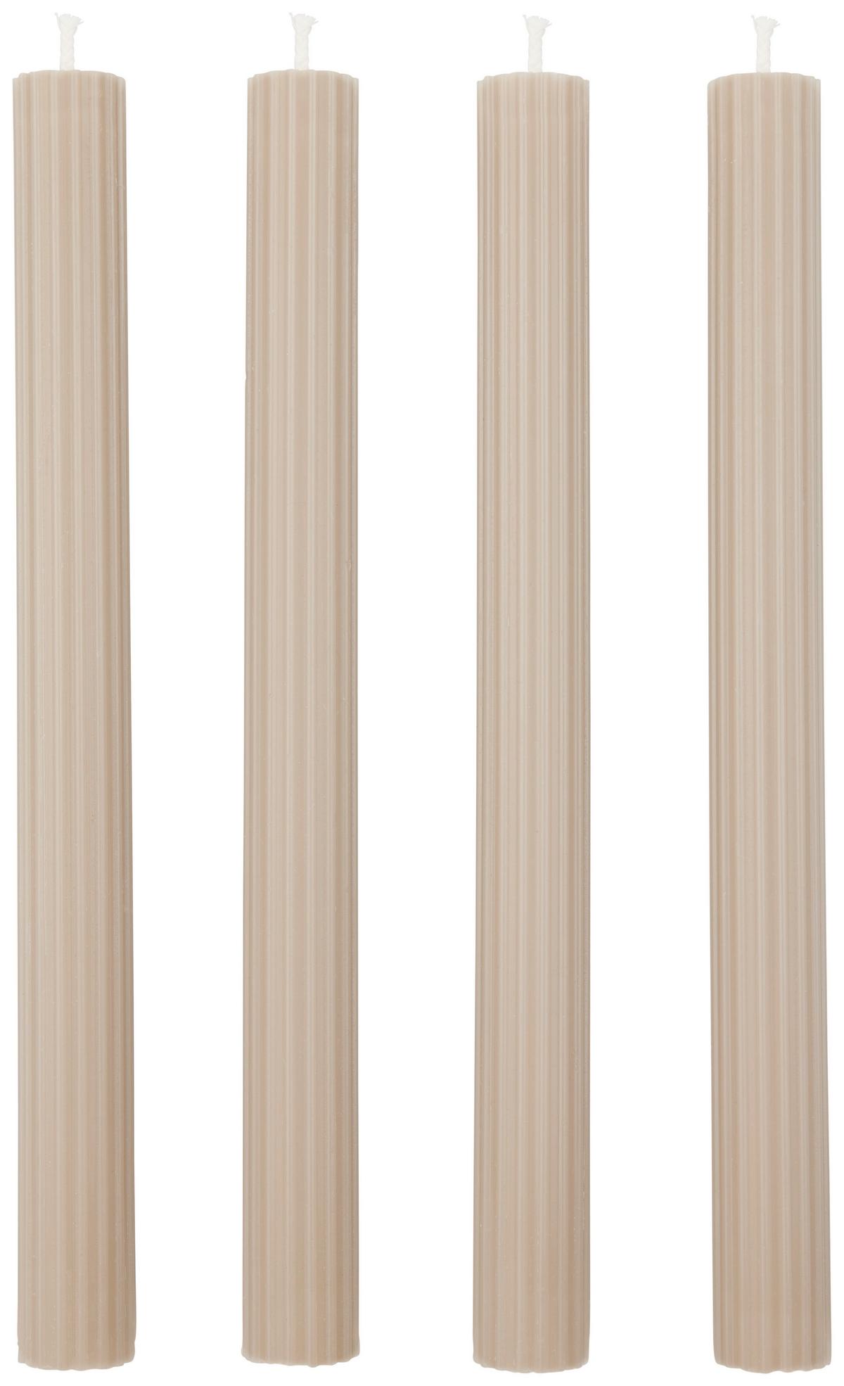 Namizna Sveča Classic I -Paz- - bež, Basics, naravni materiali/parafin (2,2/25cm) - Modern Living
