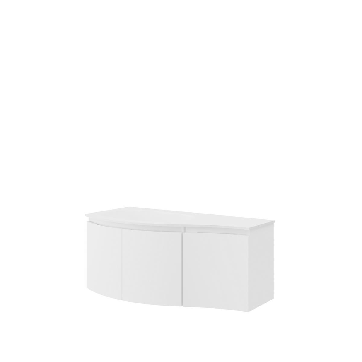 Mobilier de baie Onda - alb, Basics, piatră/material pe bază de lemn (103/102/51cm)