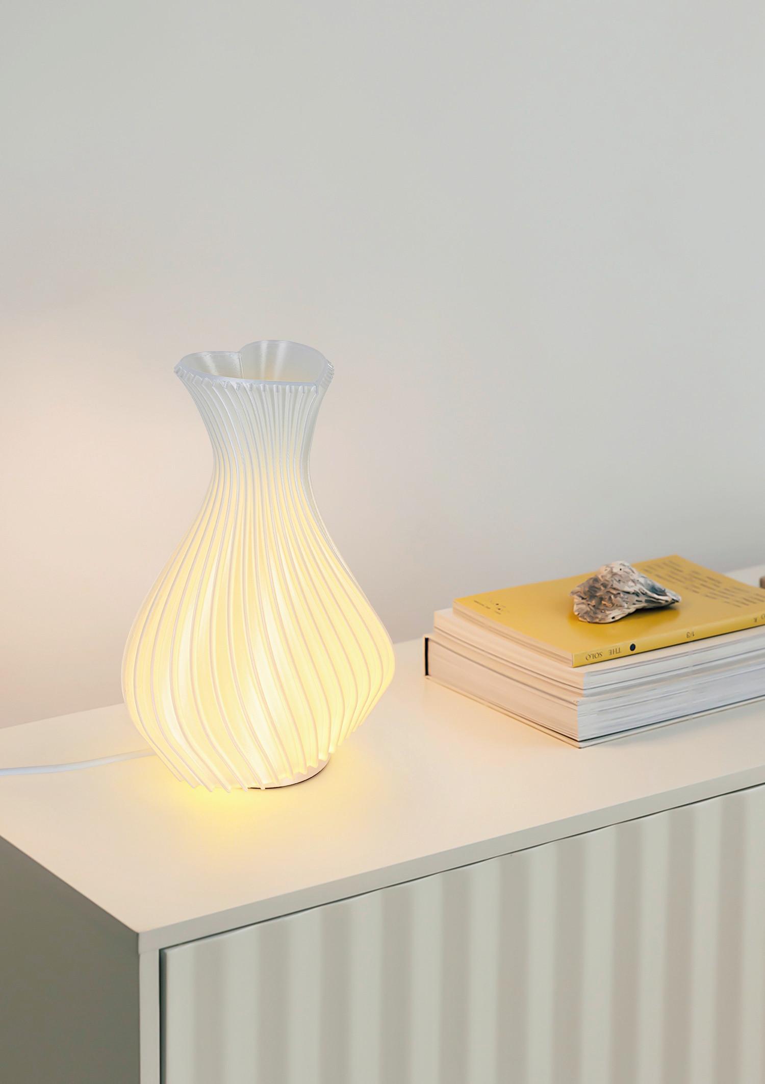 LED-BORDSLAMPA SOPHIE - vit, Modern, plast (11,7cm) - Mömax