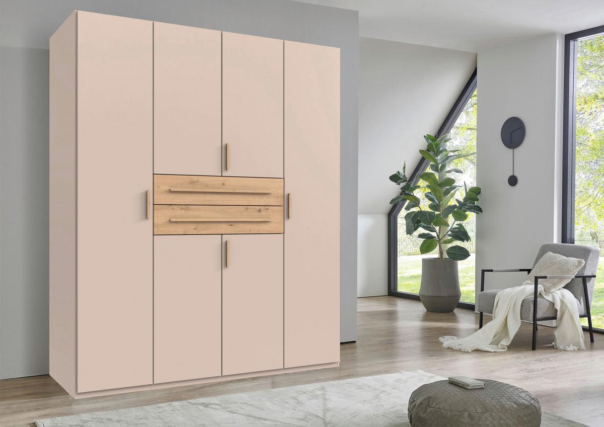 Ormar S Klasičnim Vratima Lumio - kašmir/hrast Artisan, Konvencionalno, drvni materijal/plastika (180/208/58cm) - Modern Living