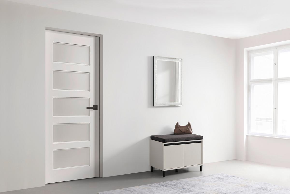Leuchtspiegel Hermine Spiegelglas - Modern, Glas (60/80cm) - Mömax