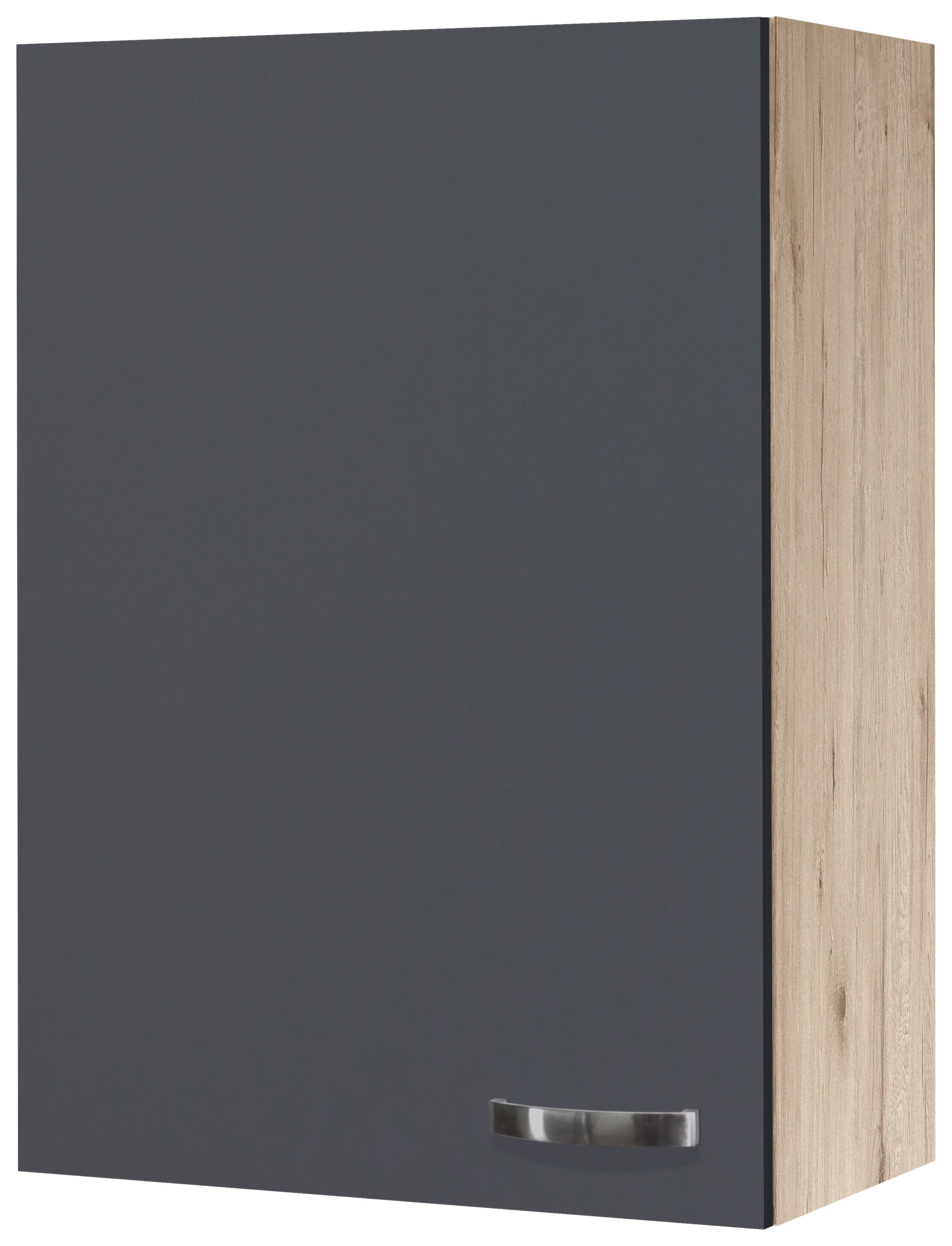 Viseći Element Shadow - siva/boje oplemenjenog čelika, Modern, drvni materijal/metal (60/89/32cm)