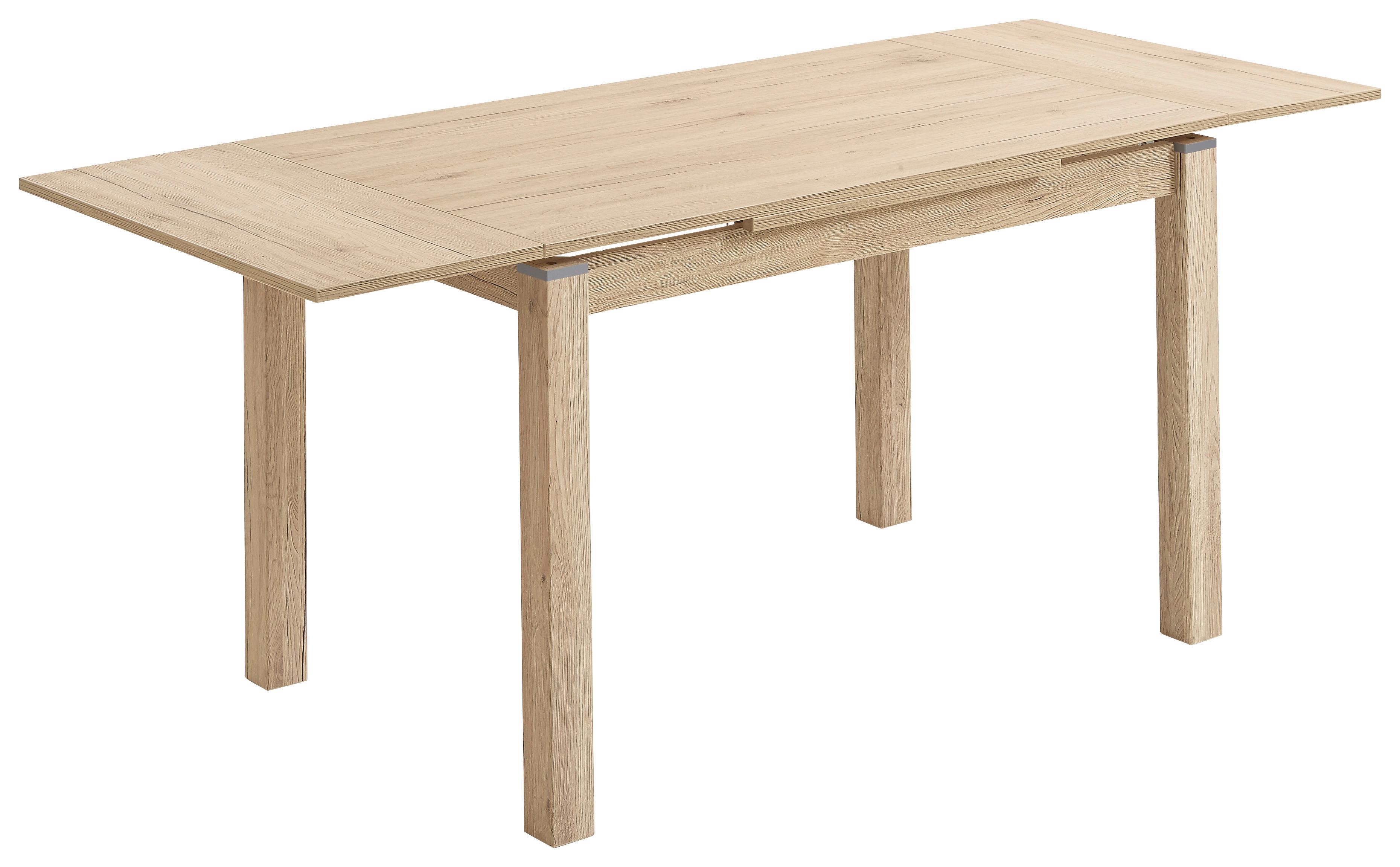 STÓŁ DO JADALNI MINIMAX - dąb san remo, Konventionell, materiał drewnopochodny (110-170/70/76cm) - Valdera