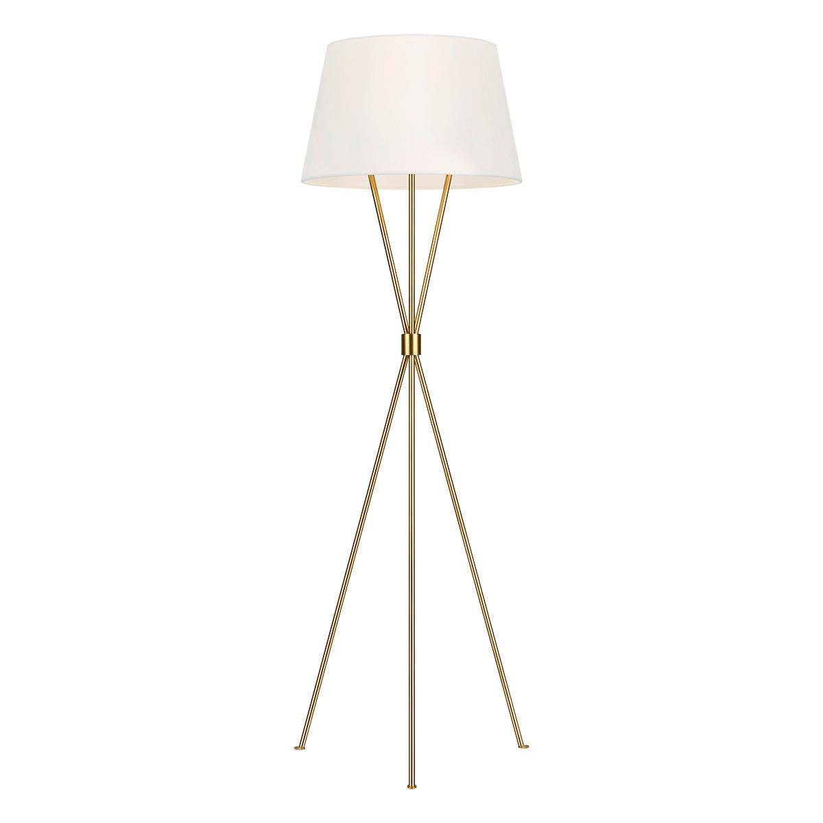 Svjetiljka Podna Fe-Penny-Fl-Bb - boje mjeda, Lifestyle, metal/tekstil (47/139.7cm) - Elstead Lighting