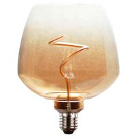 Led Žarulja 11539a - prozirno/boje jantara, Moderno, staklo/metal (12,3/16,3cm) - Mömax