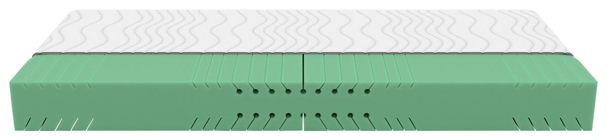 Komfortschaummatratze Nizza H3 ca. 90x200cm - Weiß, Textil (90/200cm) - Nadana