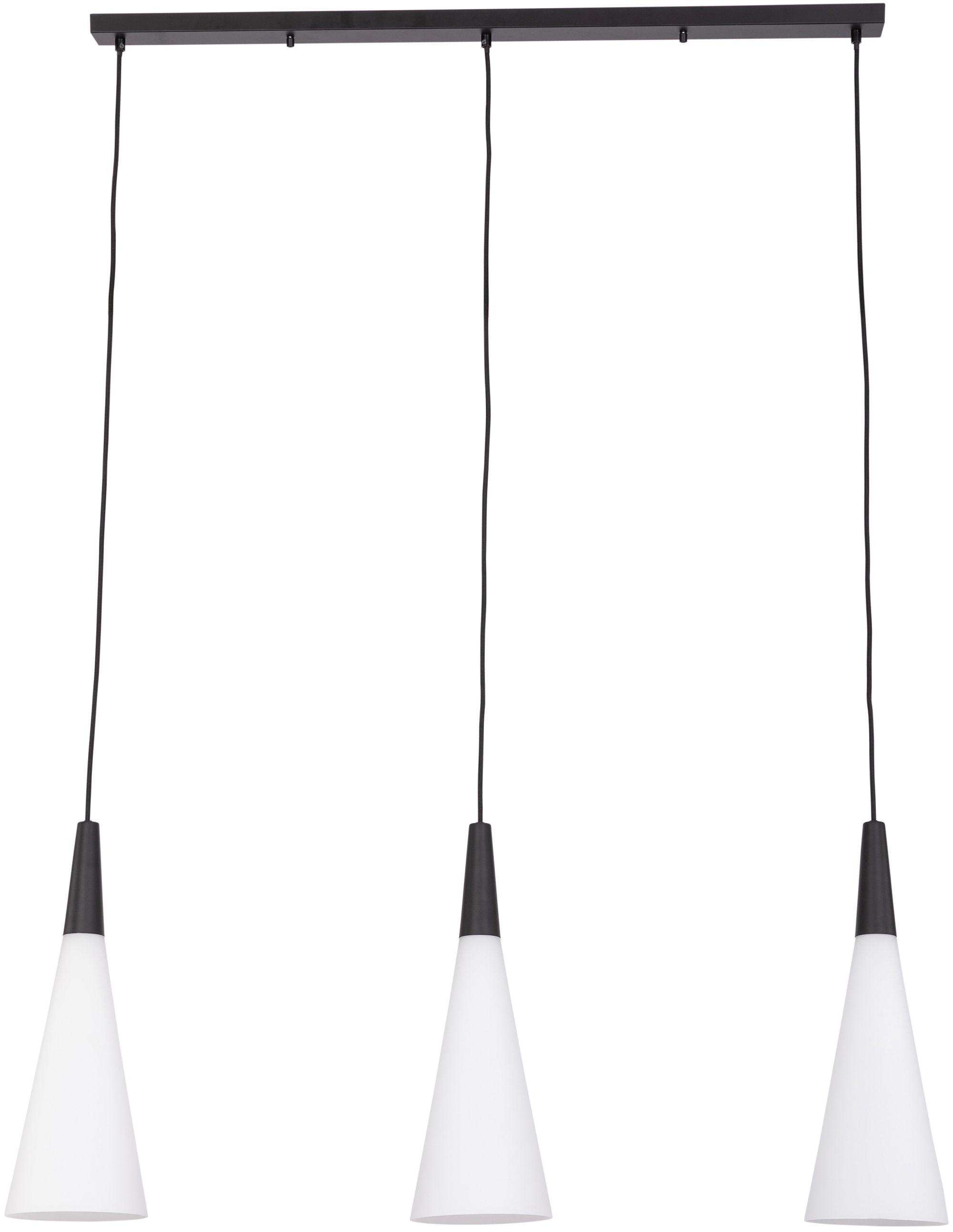 LAMPA WISZĄCA BEAUTY *SBN* - czarny/biały, Trend, metal/szkło (111/16/150cm) - Novel