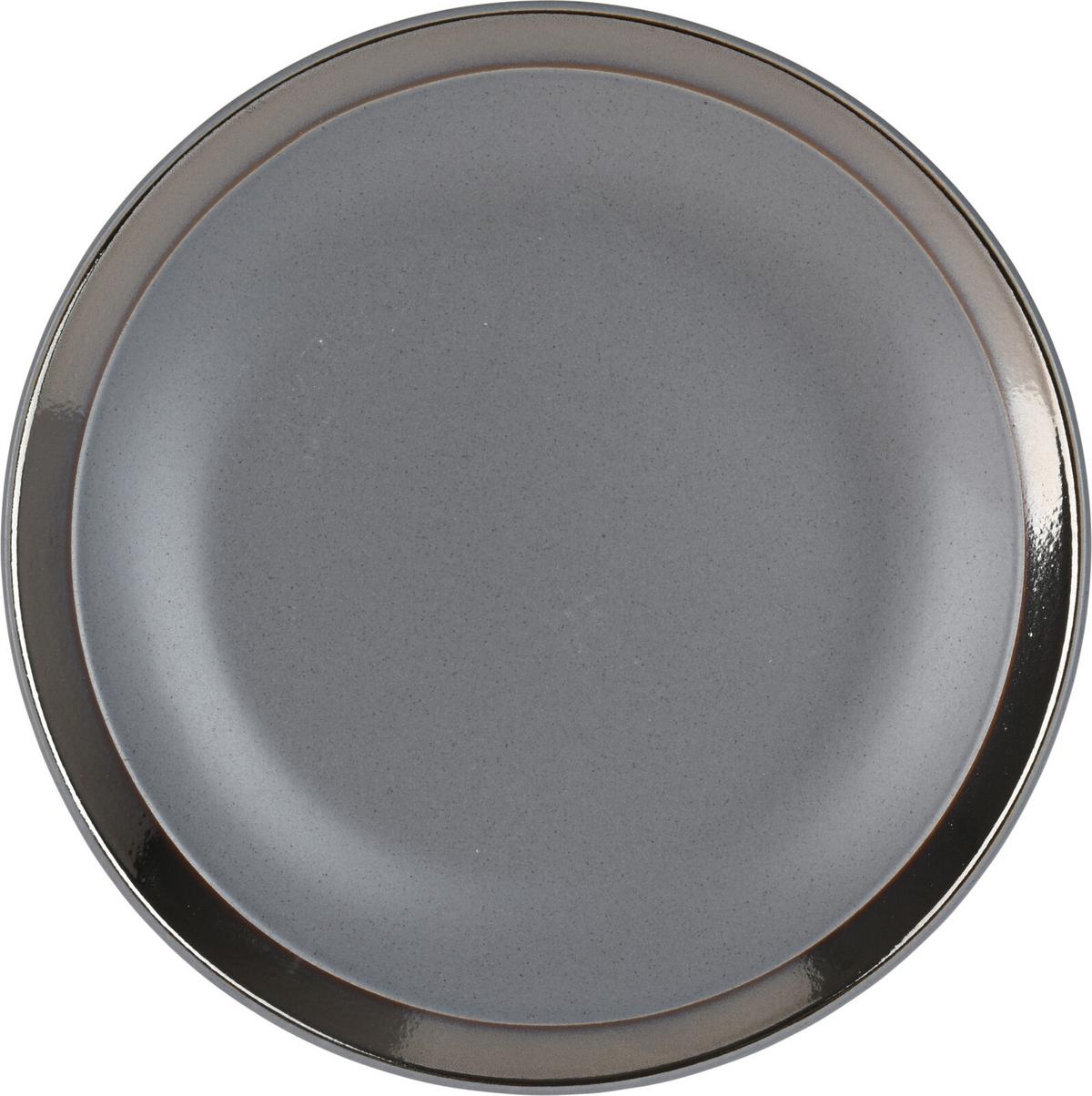 Desszertes Tányér Elegance - kék/fehér, kerámia (20cm)