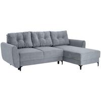 Sjedeća Garnitura Bella - svijetlo siva/crna, Modern, plastika (240/89/155cm) - Modern Living