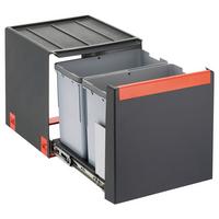 Einbauabfallsammler 1340039330 - Grau, Kunststoff (33,5/34,8/40,7cm) - Franke