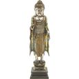 Buddha Buddha in Braun/gold - Goldfarben, LIFESTYLE, Holz (30/100/30cm) - MÖMAX modern living