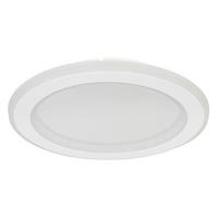 Stropna Led-svetilka Tini, S Sijalko - bela/opal, Design, kovina/umetna masa (29,7/4,7cm) - Globo
