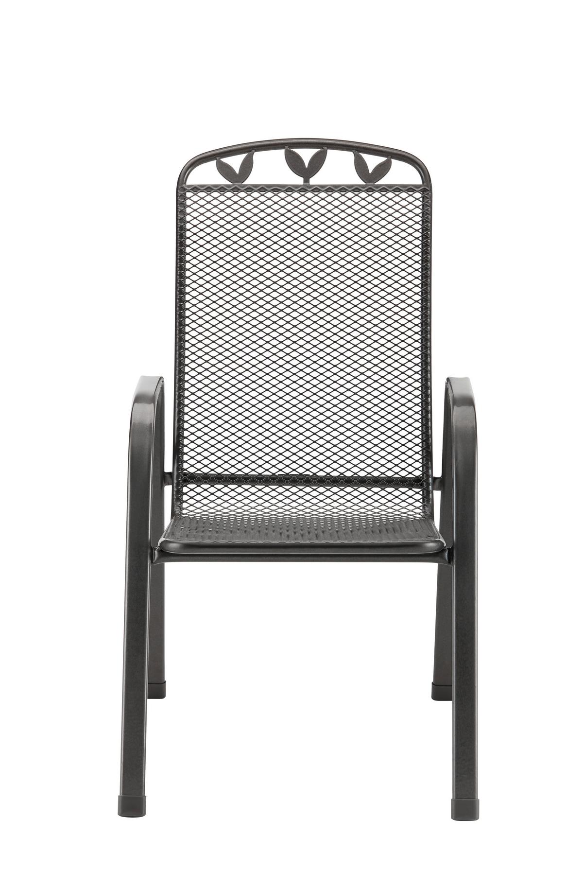 Gartensessel Bratislava in Silberfarben - Silberfarben, Kunststoff/Metall (55/97/73cm) - Mömax