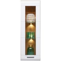 Viseća Vitrina Auris - bijela, Moderno, staklo/drvni materijal (40,3/123,4/37,1cm) - Modern Living