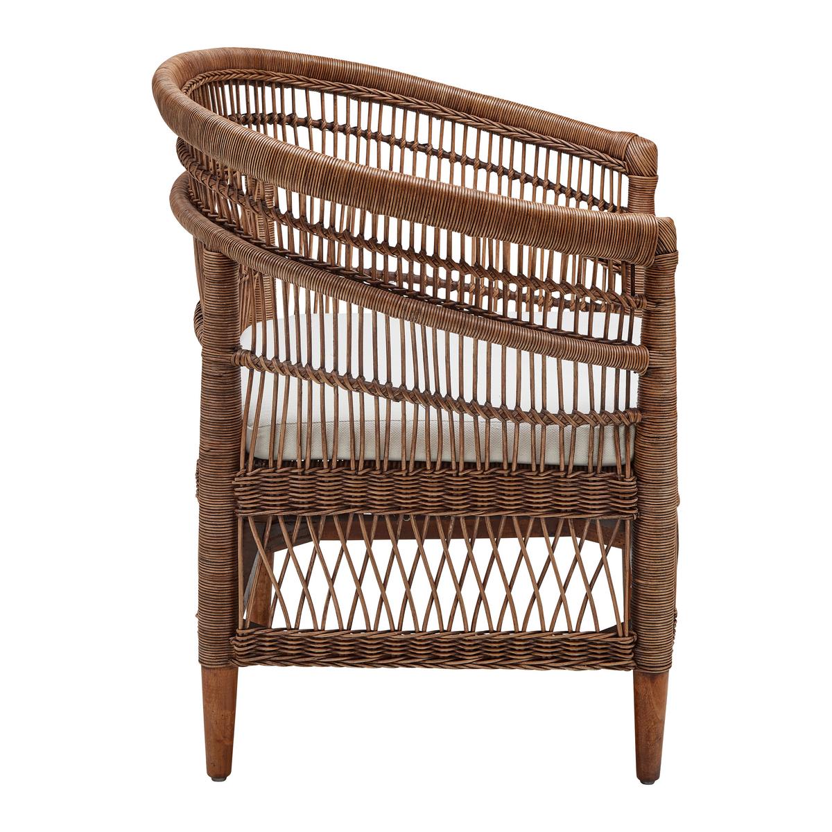 RATTANSESSEL INDAH -STUDIO- - Naturfarben, Lifestyle, Holz (80/87/70cm) - Premium Living