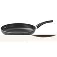 Bratpfanne Basic Line in Schwarz - Dunkelgrau/Schwarz, KONVENTIONELL, Kunststoff/Metall (28/5cm) - MÖMAX modern living