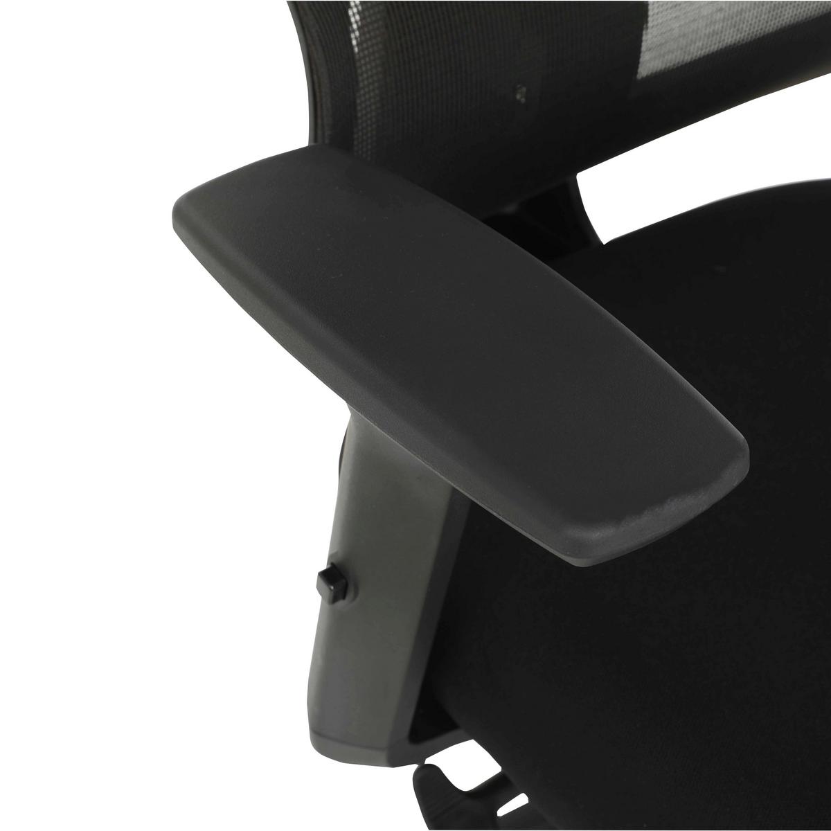 Drehstuhl Noemi Schwarz - Schwarz, Design, Holz/Kunststoff (65/122-130/62cm) - Mömax