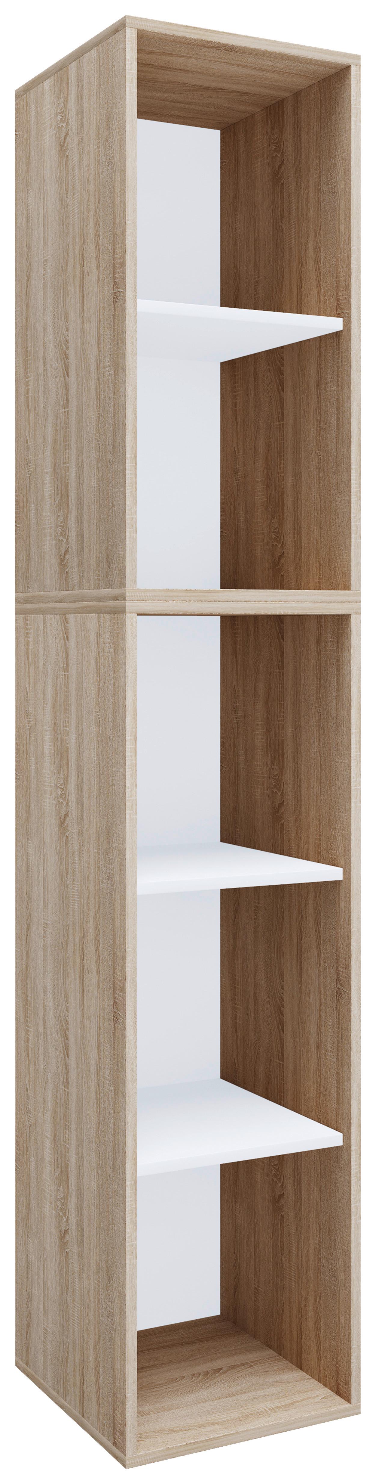 Pisarniški Regal Lona, Hrast - hrast sonoma, Moderno (35/183/37cm) - MID.YOU