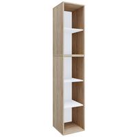 Pisarniški Regal Lona, Hrast - hrast sonoma, Moderno (35/183/37cm) - MID.YOU