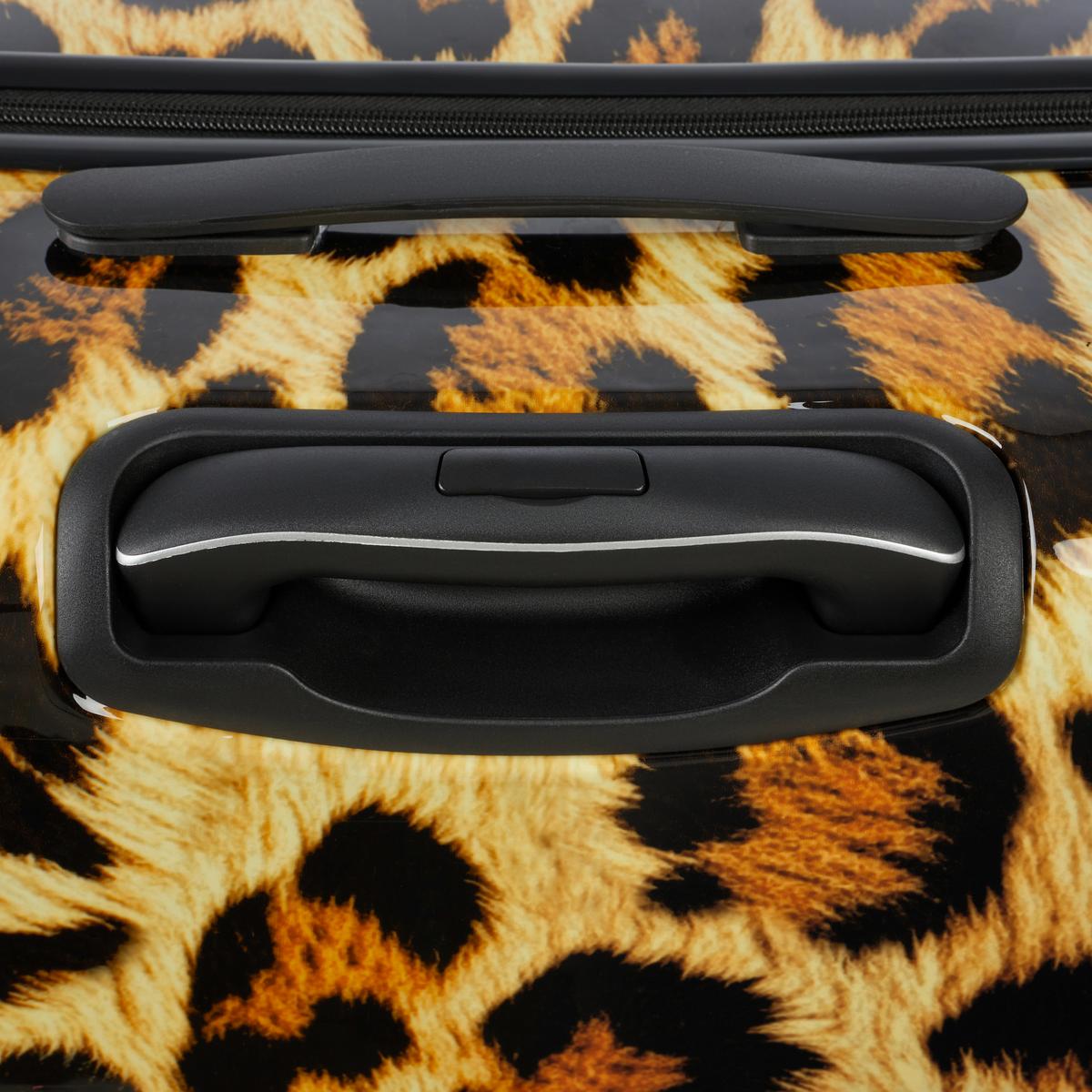 Reisekofferset Leo Leoprint, 3-teilig - Ecru, KONVENTIONELL, Kunststoff/Textil - Mömax