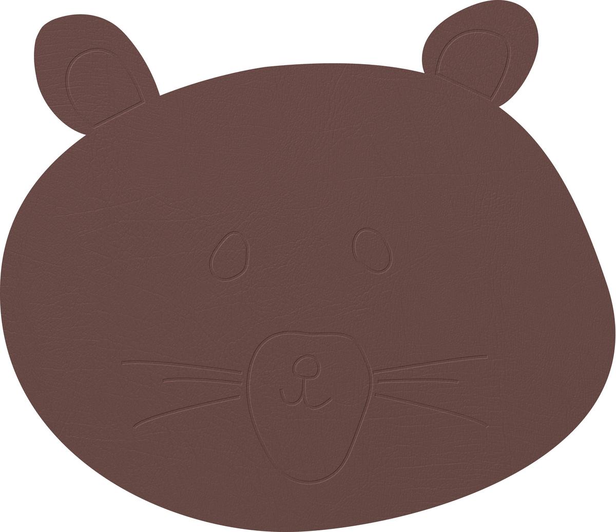 Namizni Pogrinjek Kids - rjava, Konvencionalno, usnje (39/34cm) - Premium Living