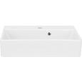 Waschbecken in Weiß aus Keramik - Weiß, Keramik (60/13/35cm) - MÖMAX modern living