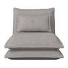 BÄDDFÅTÖLJ TAMARA - ljusgrå, Modern, metall/textil (82/31/69cm) - Bessagi Home