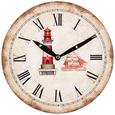 Wanduhr Jonas Bunt D: 25cm - Rot/Schwarz, Holzwerkstoff (25cm) - Mömax modern living Wanduhr Jonas Bunt D: 25cm - Rot/Schwarz, Holzwerkstoff (25cm) - Mömax modern living