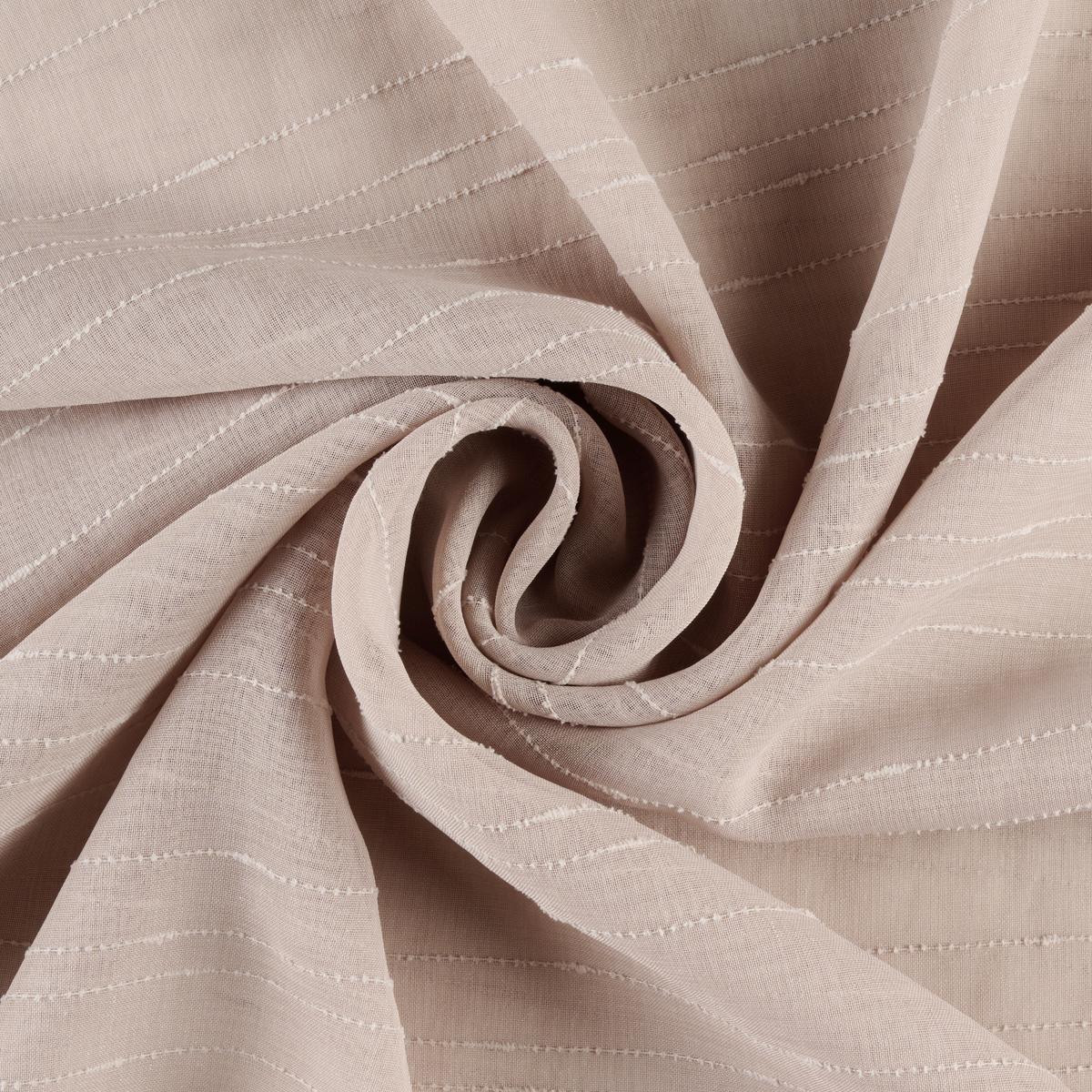 Zavjesa S Omčama Ida - bež, Konvencionalno, tekstil (135/245cm) - Based